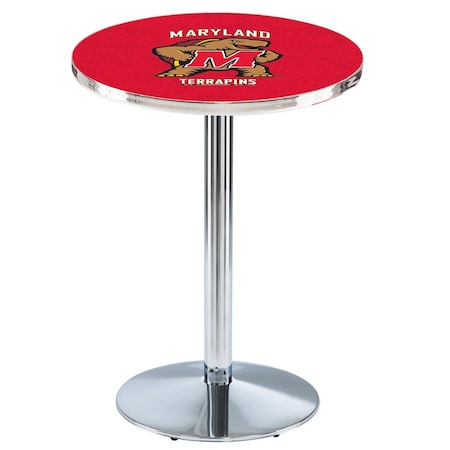 36 Chrome Maryland Pub Table